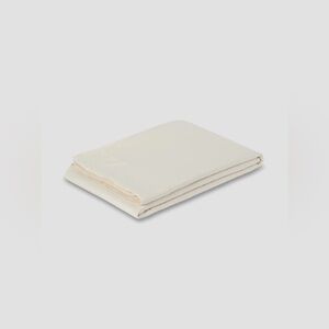 Piglet in Bed Pearl 100% Linen Flat Sheet